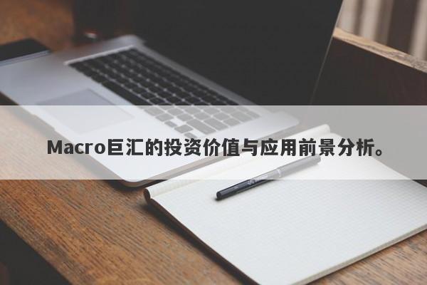 Macro巨汇的投资价值与应用前景分析。