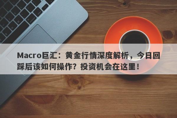 Macro巨汇：黄金行情深度解析，今日回踩后该如何操作？投资机会在这里！